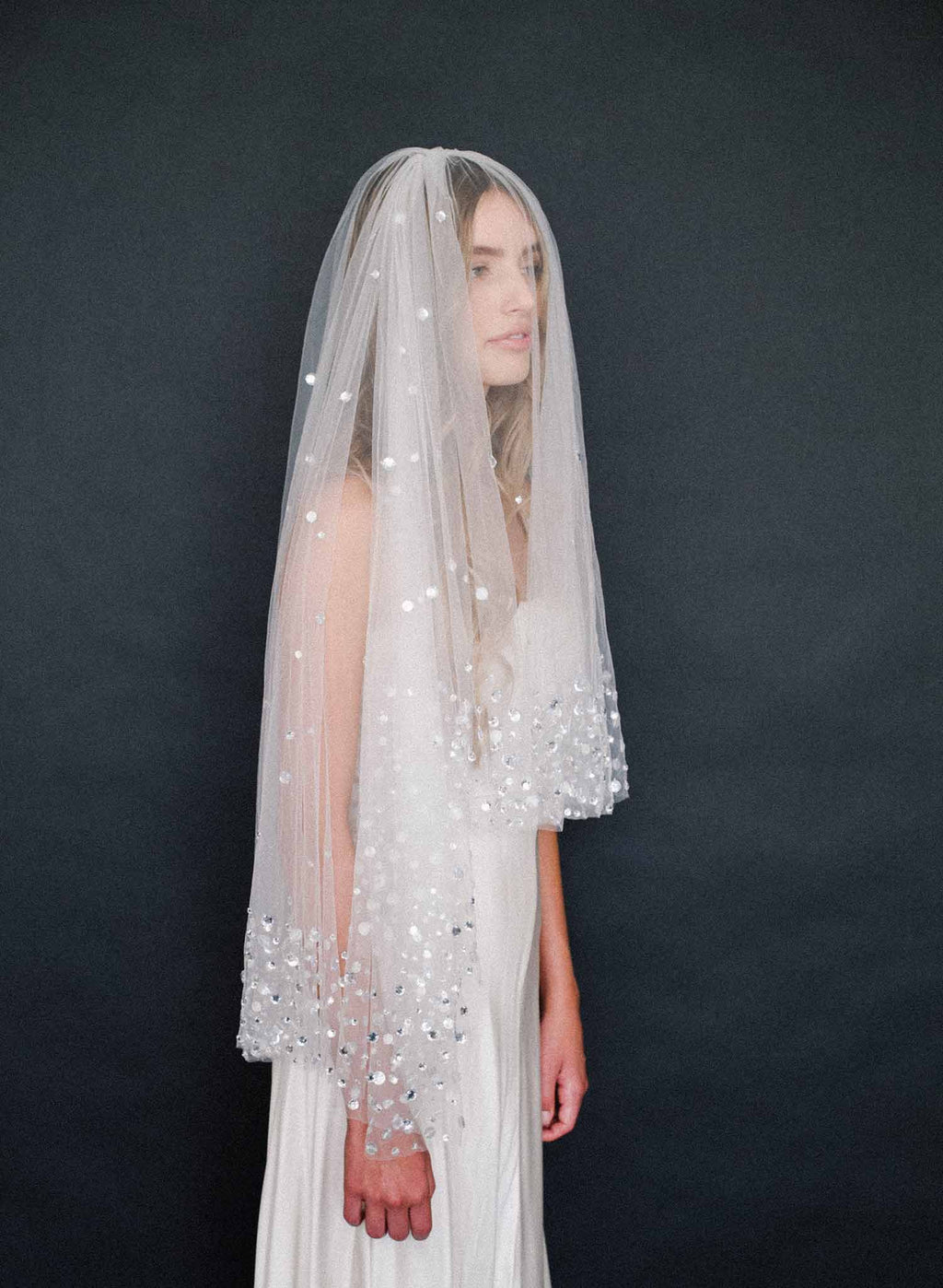 Deco crystal fantasy veil - Style #2001