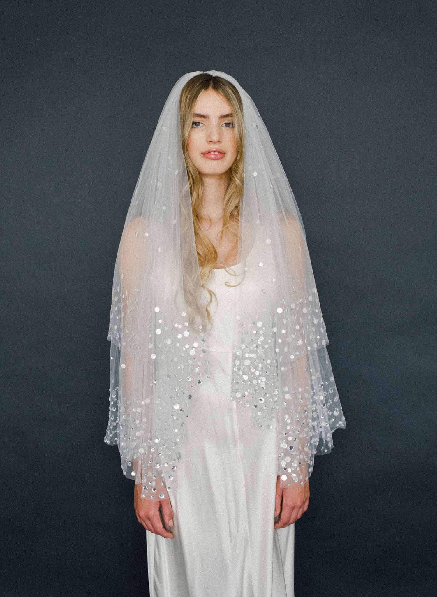 Deco crystal fantasy veil - Style #2001