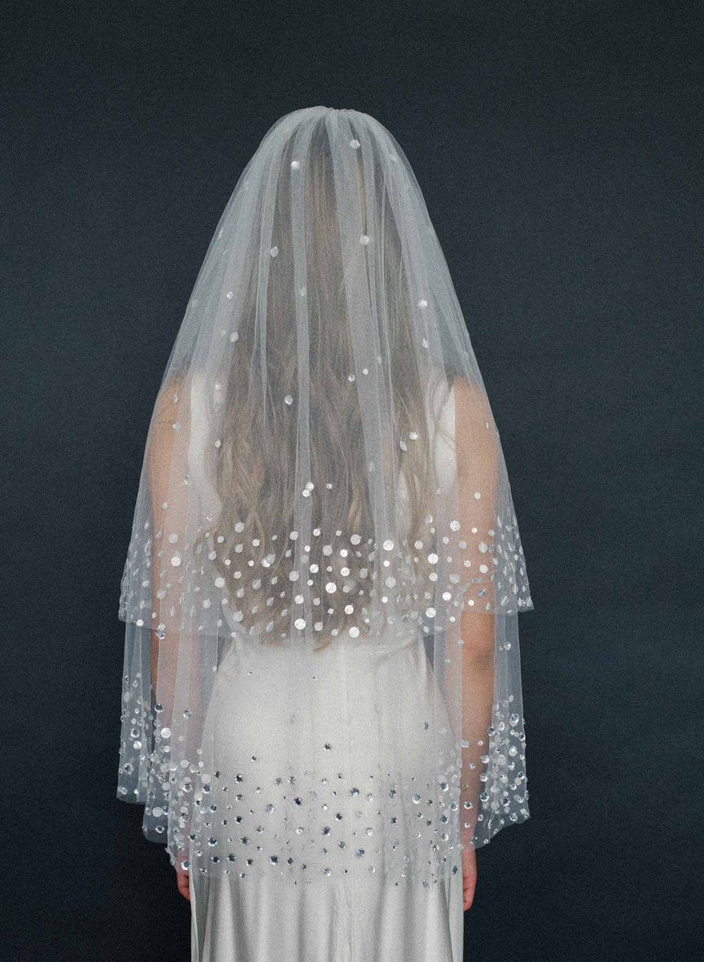 Deco crystal fantasy veil - Style #2001