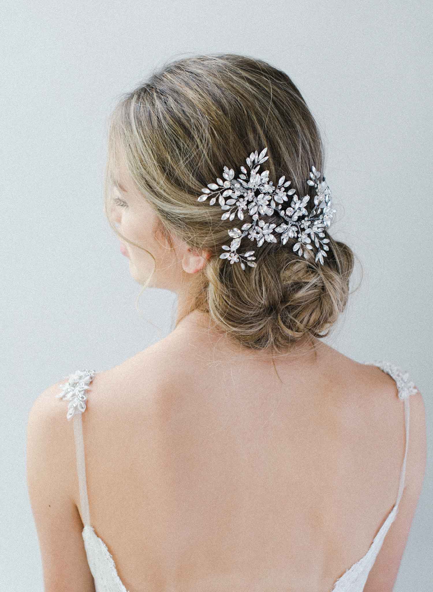 Crystal ferns hair clip - Style #2027