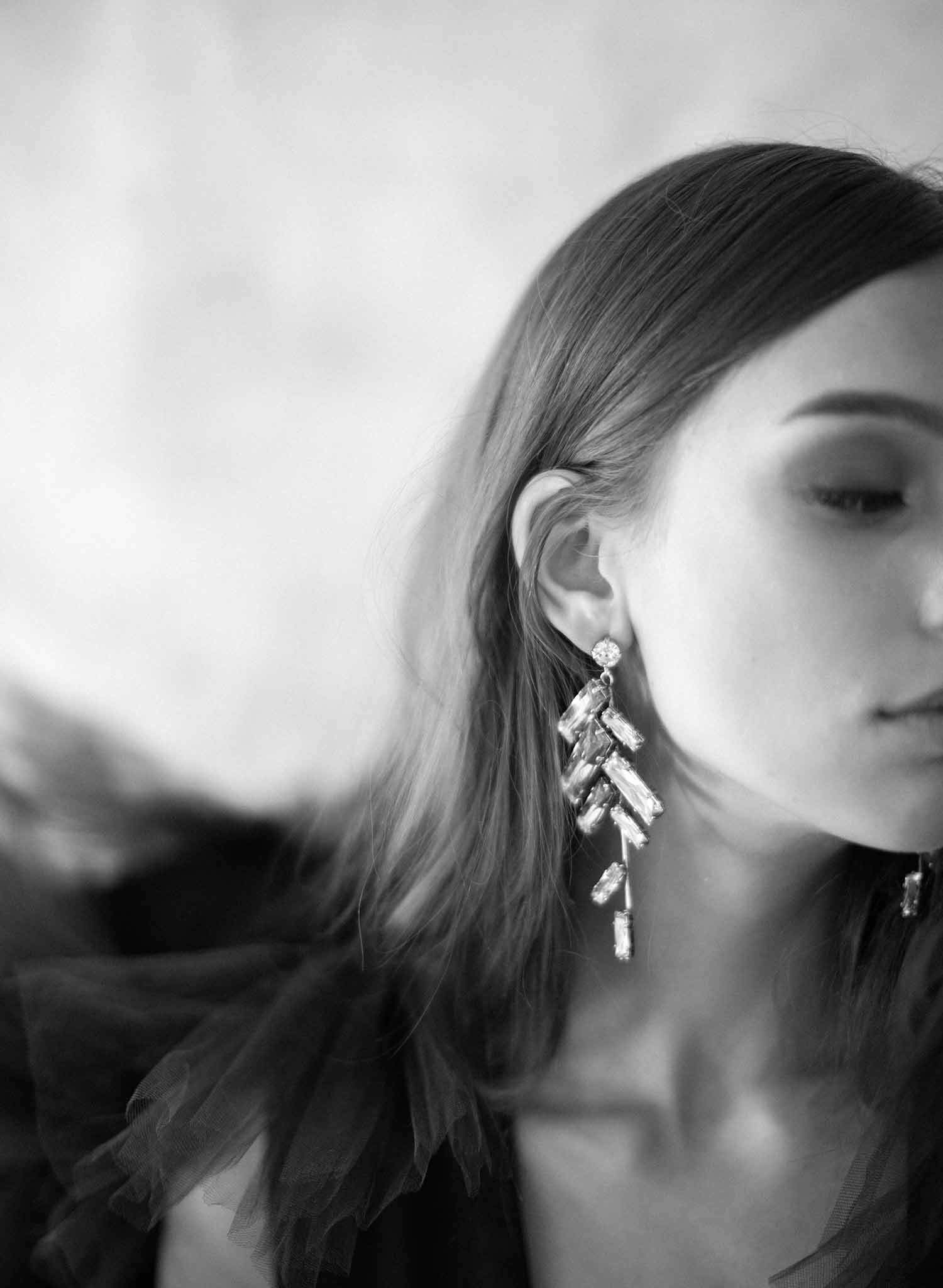Crystal confetti earrings - Style #2070