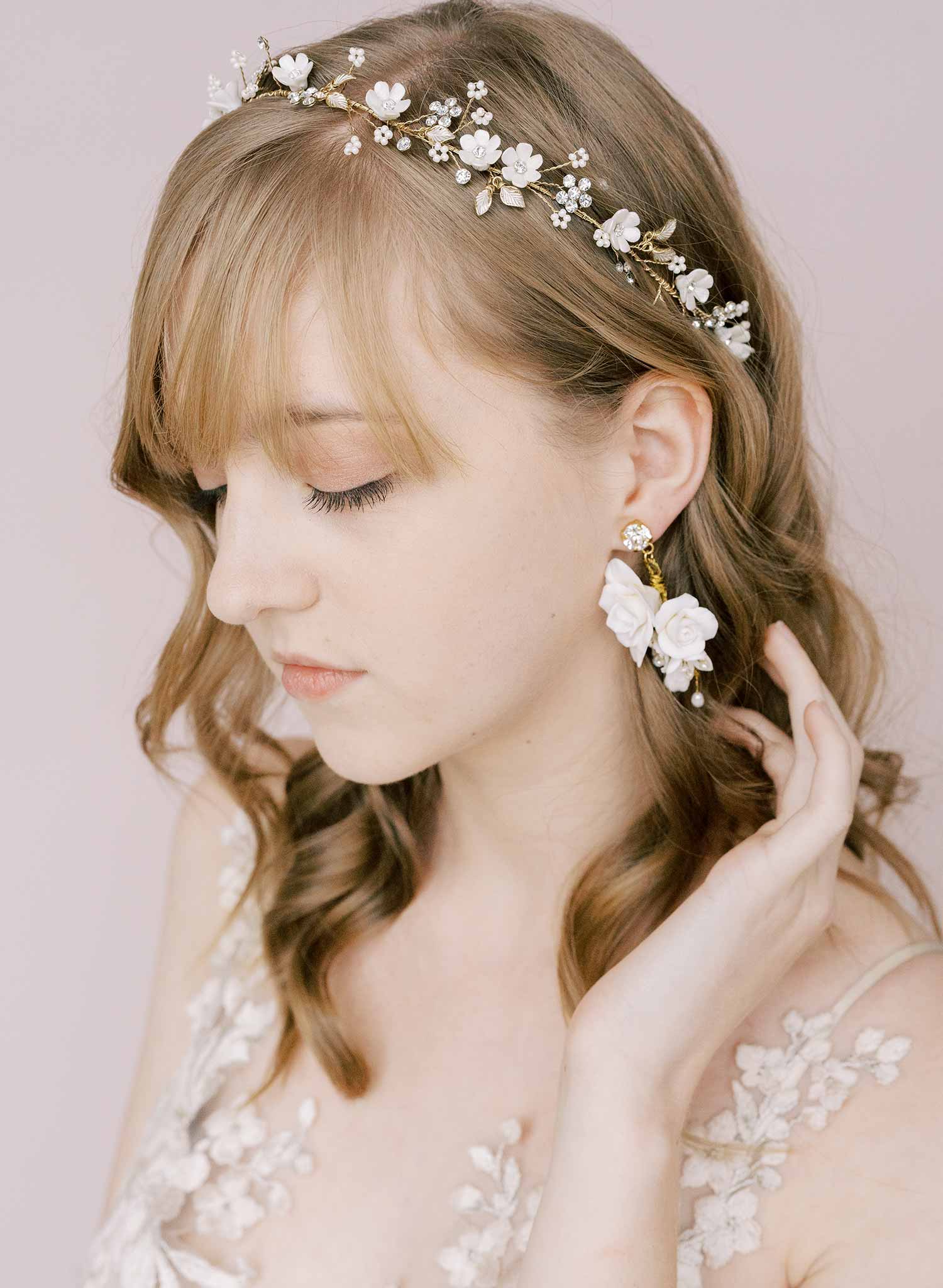 Flower fields hair vine - Style #2134