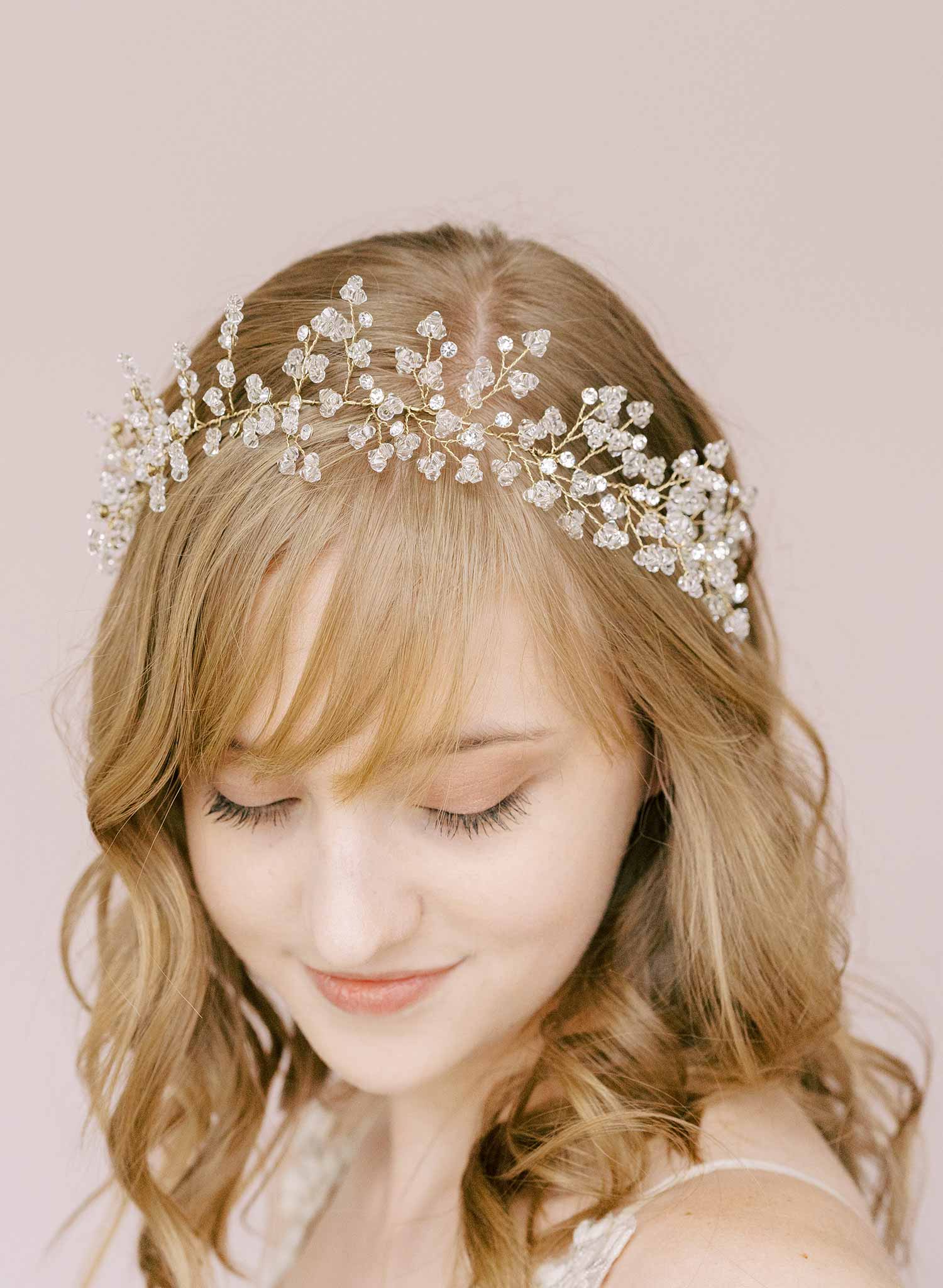 Flourish of crystals hair vine - Style #2139