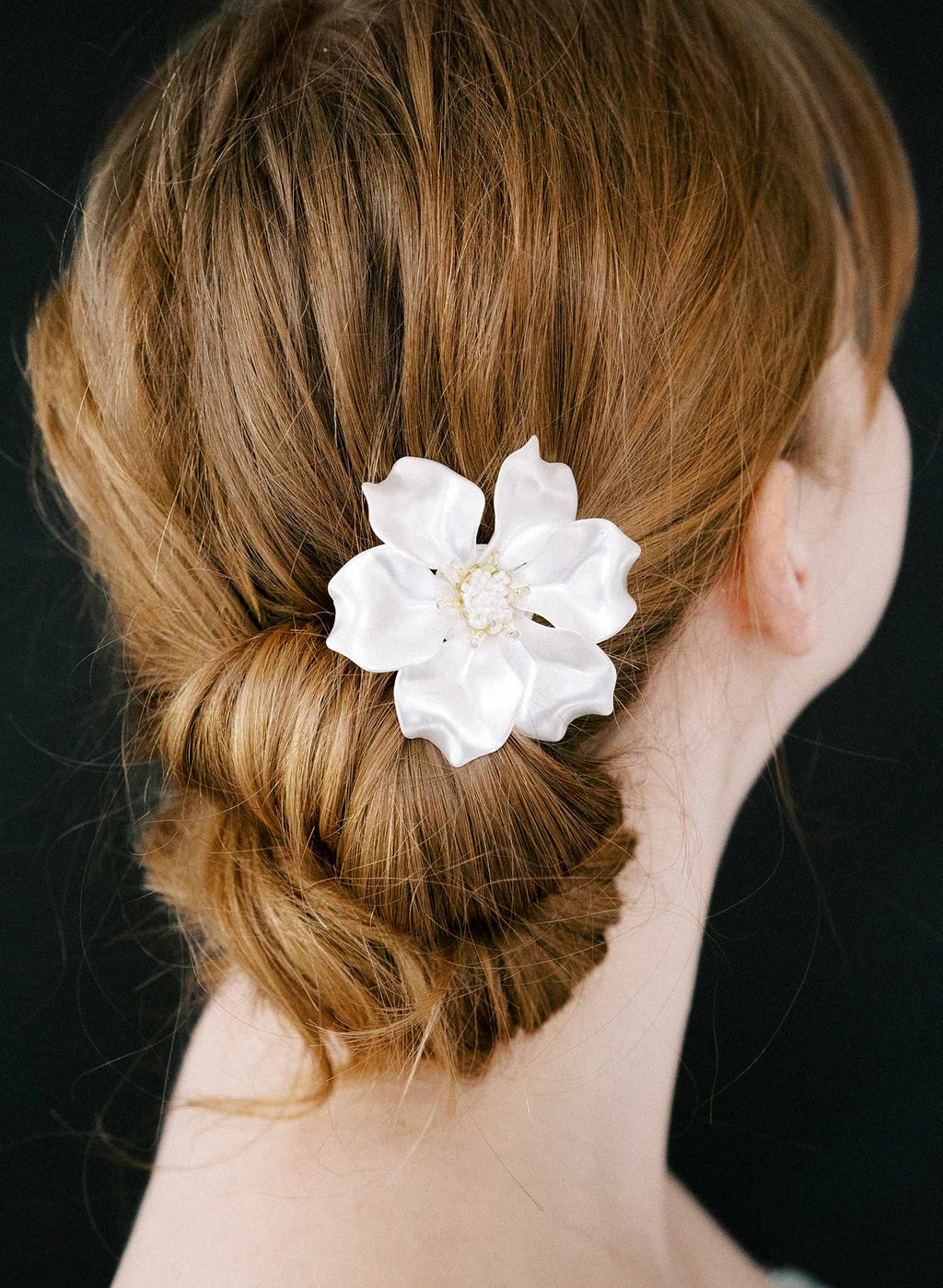 Acrylic petals modern hair flower - Style #2532