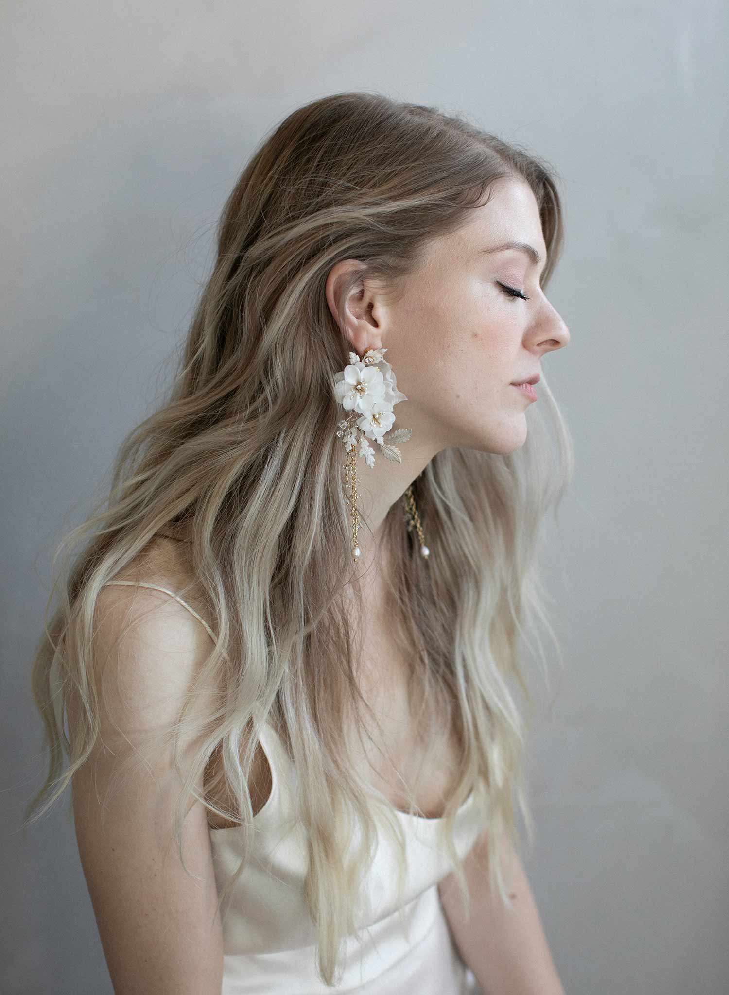 Dewdrop blossom earrings - Style #950